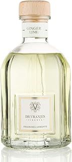 Dr. Vranjes - Ginger Lime 250 ml Diffuser + Double Pack of White Sticks (3 Pieces Bundle)- Luxury Home Fragrance, Made in Italy, Main Scent: Fruity, Olfactory Pyramid: Lime, Ginger, White Pepper