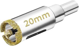 Meccion Diamond Hole Saw with Pilot Center Drill Bit 20mm Diamond Core Hole Cutter for Tile, Porcelain, Glass, Marble, Ceramic