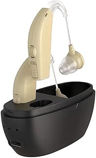Hearing Aid Sound Amplifier for Hard Hearing - Digital Personal Sound Enhancer Amplifier - Clear Ambient Sound Quality - Noise Reduction - Rechargeable Device for Adults BTE - Pair