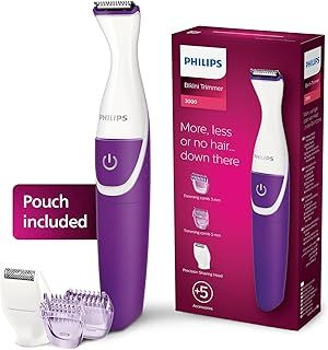 Philips BRT383/15 BikiniGenie Trimmer, Purple