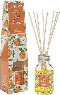 Just Orange Fragrance Reed Diffuser 100ml - Long Lasting Home Indoor Fragrance - with 8 Rattan Reeds