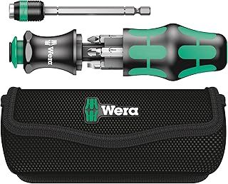 Wera 05051024001 Kraftform Compact Imperial Screwdriver Bit Set KK 25, Silver