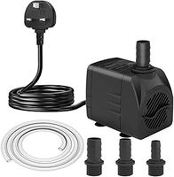 Small Submersible Pump 350L/H 5W Ultra Quiet Design for Fountains, Hydroponics, Mini Fish Tank, Aquariums & More