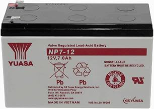 Yuasa - NP7-12 AGM S65-12V 7.0Ah - Sealed Lead Acid Rechargeable Battery