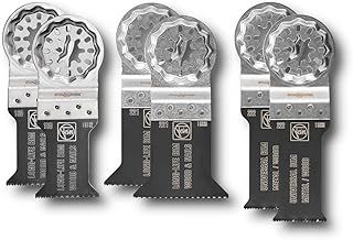 FEIN 35222952300 - Starlock E-Cut Wood/Metal Multi-Tool Blade Set - 6 Piece