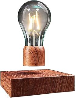 VGAzer Magnetic Levitating Floating Wireless LED Light Bulb Desk Lamp for Unique Gifts, Room Decor, Night Light, Home Office Decor Desk Tech Toys