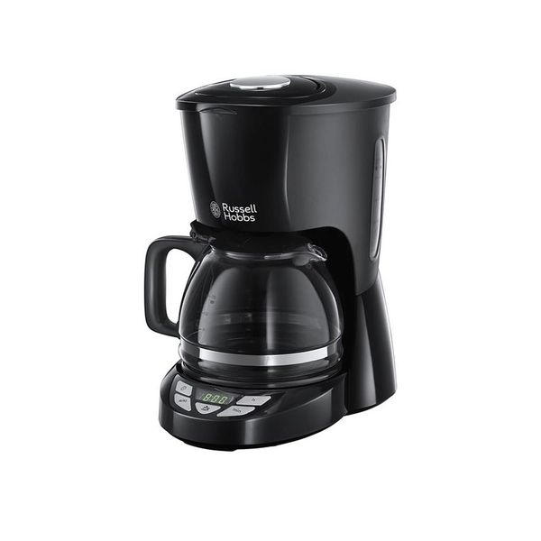 Russell Hobbs 22620-56 Coffee Machine Textures plus-22620-56, Stainless Steel, Black