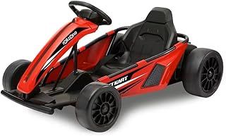 INDALCHESS Drift Kart 24V for children, 15Km/h, Motors 200W, Red