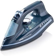 Minky Cordless Steam Iron, Steam Pro+ Range, 2400W, Charging Dock Included, Steam Irons, 270ml Water Tank, Travel Iron, Ceramic Sole Plate, Anti-Drip, Anti-Calc, Blue