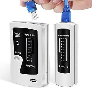 Network Cable Tester for LAN RJ45 RJ11 Cable RJ45 Ethernet Cable Tester