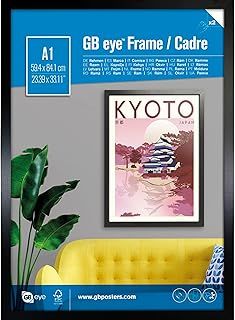 GB Eye Contemporary Wooden Black Picture Frame - A1 - 59.4 x 84.1cm