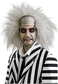 Beetlejuice Wig Men's Fancy Dress Halloween Beetle Juice Costume Movie Accessory