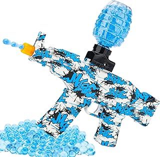 Gel Blaster Gun + 20,000 balls (Biodegradable) - Gel Gun/Gel Bead Blaster for Outdoor Games - Gel Guns for Adults or 8+ with Safety Glasses