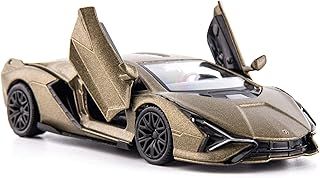 TGRCM-CZ 1/36 Scale Lamborghini Sián FKP37 Casting Car Model, Zinc Alloy Pull Back Vehicles Toy Car for Toddlers Kids Boys Girls Gift Green