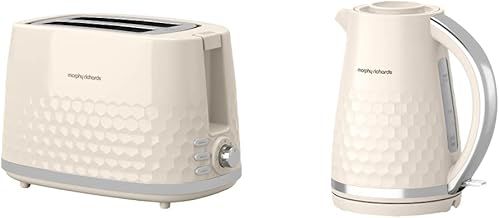 Morphy Richards 220032 Hive Toaster Cream & 108272 Hive Kettle Cream