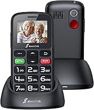 S2 Plus Senior Mobile Phone,Big Button Mobile Phone for Elderly,1400mAh Battery,SOS Emergency Button,Loud Volume,Speed Dial,Photo Contact,Flashlight,FM Radio,2G Dual SIM