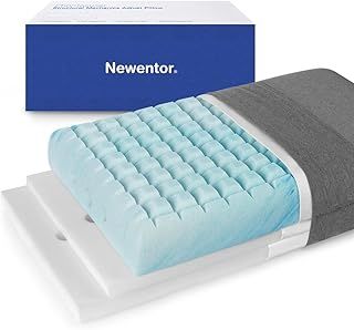 Newentor Adjustable Memory Foam Pillow - Adjustable Height Cervical Pillow for Back, Stomach and Side Sleeper, Creative Neck Support Pillow