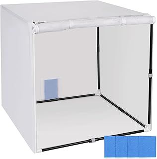 Spray Paint Booth, Portable Spray Paint Tent with Curtain, 30 x 30 x 30in Paint Tent for Spray Painting Projects, Ideal Painting Booth for Small Furniture