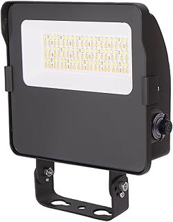 30W Led Flood Light Outdoor 5100lm with Dusk to Dawn Photocell Outdoor Security Light IP66 Waterproof, Adjustable CCT CRI >70, 150lm/w, 0-10V Dimmable, 5-Year Warranty Outdoor Light for Yard Backyard