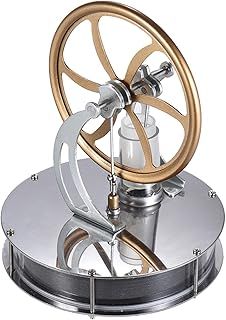 Stirling Engine Kit,Low Temperature Stirling Engine Motor Model Heat Steam Education DIY Kit