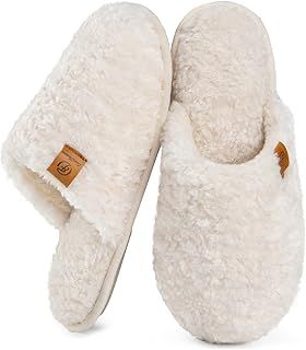 EverFoams Women's Cosy Alpine Shearling Memory Foam Slippers