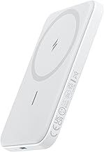 Anker Power Bank, 621 Magnetic Battery (MagGo), 5000mAh Magnetic Wireless Portable Charger with USB-C Cable, Only Compatible with iPhone 16/16 Plus/16 Pro/16 Pro Max, iPhone 15/14/13/12 Series