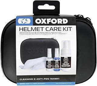 OXFORD OX6384 MOTORCYCLE MOTORBIKE HELMET CARE KIT ANTI FOG VISOR CLEAN SPRAY SET