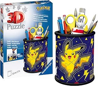 Ravensburger Pokemon Gifts - 3D Jigsaw Puzzle for Kids Age 6 Years Up - 54 Pieces - Pencil Pot - No Glue Required