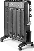 Duronic Electric Heater HV220 Oil Free Radiator Convection Heater Free Standing Radiator Mica Panel Heaters Portable Radiators with Micathermic Panels Convector for Home, Bedrooms, Offices, Any Room