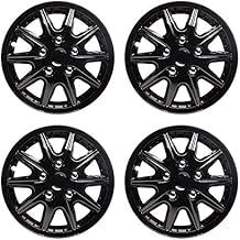 TopTech Revolution 14 Inch Wheel Trim Set Gloss Black Set of 4 Hub Caps Covers