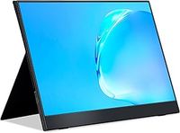 cocopar USB-C Portable Monitor - 15.6 Inch 1080P FHD HDR Zero Frame USB-C Computer Display with Dual Type-C Mini HDMI for Laptop PC Mac Surface Xbox PS4/5, with Smart Cover