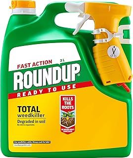 Roundup Fast Action Weedkiller, Ready to Use, Manual Spray, 3 Litre