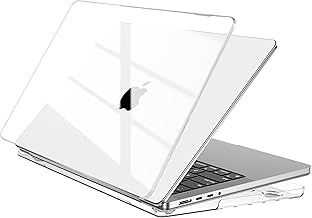 Case compatible for NEW Macbook Pro 16 inch M4 A3403 A3186 M3 A2991 M2 A2780 M1 A2485 Pro/Max Chip with Touch ID, 2024-2021 Release, Plastic Hard Shell, Smooth Shiny Surface, Crystal Clear