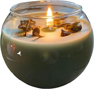 Handpoured 100% Organic Sea Kelp & Driftwood Scented Bowl Candle