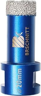 Diamond Drill Bit 20mm,BRSCHNITT 1pc M14 Vacuum Brazed Diamond Tip Drill Bit for Tile Porcelain Stoneware Ceramic Marble Granite Drilling,Suitable For Angle Grinders