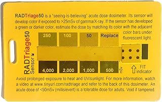 RADTriage Model50 Personal Radiation Detector for Wallet or Pocket,Nuclear Radiation Detector,Electromagnetic Field Radiation Detector, Anti Radiation Dosimeter,Ready-to-Go Portable Radiation Detector