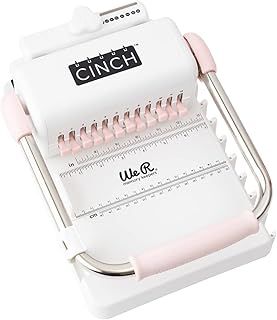 American Crafts We R Memory Keepers Heidi Swapp Cinch Book Binding Tool W/Square Holes-11.5-inch x 8-inch x 5-inch, Pink