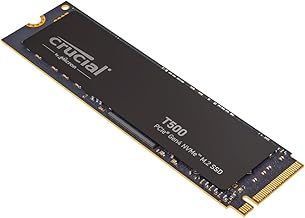 Crucial T500 4TB SSD PCIe Gen4 NVMe M.2 Internal Gaming SSD, Up to 7000MB/s, TLC NAND, Laptop and Desktop Compatible, Microsoft DirectStorage, Solid State Drive - CT4000T500SSD3