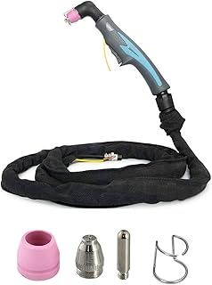 SUSEMSE Plasma Cutter Torch AG-60 SG-55 WSD-P60 HF Pilot Arc Non-Touch Start Plasma Cutting Torch with Cable Connection 2 Pins 60A 3M