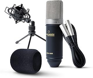 Marantz Professional MPM-1000 - Studio Recording Condenser XLR Microphone with Desktop Stand and Cable – For Podcast and Streaming Projects