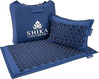 Shika Wellbeing Premium Acupressure Mat & Pillow Set with Bag Deep Relaxation Acupuncture Body Mat and Pillow for Better Sleep, Stress & Tension Release Sustainable & Durable
