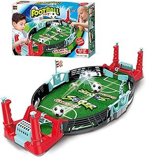 EACHHAHA Tabletop Football Game,Mini Table Soccer Game, Parent-child interactive games,Table Football Board Games Toys Christmas Birthday Family Party Game for Kids Adults