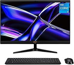Acer Aspire C24-1800 All-in-One Desktop - Intel Core i5-12450H, 16GB, 1TB, Integrated Graphics, 23.8" Full HD, Windows 11, Black