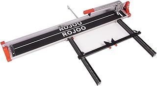 48 inch Manual Tile Cutting Machine Wide Aluminum Bottom Plate Single Slide Rail Adjustable Ceramic Porcelain Tile Cutter Heavy Duty 1200mm