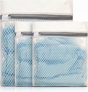 Delicates Wash Bags, GOFRIEND Laundry Bags Zippered Washing Machine Fine Mesh Bag for Delicates Blouse, Hosiery, T-shirt, Socks, Underwear, Bra, Lingerie Baby Clothes (3 SET)