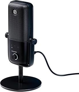 Elgato Wave:3 - Premium Studio Quality USB Condenser Microphone for Streaming, Podcast, Gaming and Home Office, Free Mixer Software, Sound Effect Plugins, Anti-Distortion, Plug ’n Play, for Mac, PC