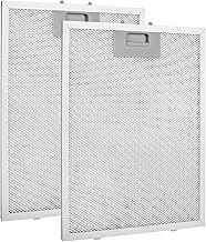 2 Pack Cooker Hood Filter Replacement 320x260mm Metal Grease Universal Extractor Fan Filters 5-Layer Aluminum Kitchen Hood Vent