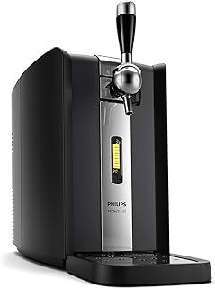 Philips PerfectDraft Beer Keg Machine, Home Beer Draft System with LCD Display, 30 Days Fresh & 3°C Cold Beer, Real Tap Handle, Metal 6L Keg (HD3720/25)
