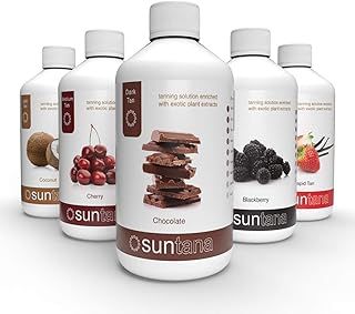 Suntana Fragranced Spray Tan Solution 'Famous Five' – 5 x 250ml Pack