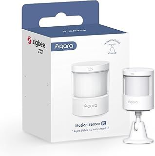 Aqara Motion Sensor P1(Upgraded Version), REQUIRES AQARA HUB, 5-Year Battery Life, Configurable Detection Timeout, for Alert System and Automations, Compatible with HomeKit, Alexa, IFTTT